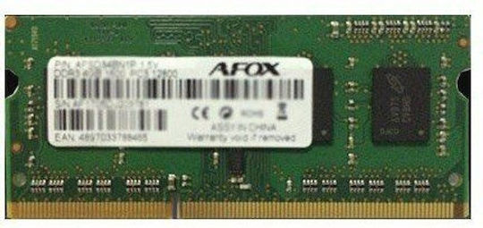 Afo DDR3 Memory RAM With Module 1x8GB And Speed 1866 For Laptop