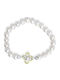 Fa Cad'oro Damen Armband aus Silber Vergoldet mit Perlen ABR0838