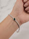 Grekas Women's Riviera Silver Bracelet with Zircon