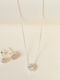 Elika Silver Schmuckset Mit Halskette & Ohrringe Aus Silber