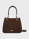 Women's Tote Bag Suede Brown