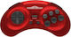 Retro-bit Sega MegaDrive Kabelloser Controller Für PC / PS3 / Switch Rote