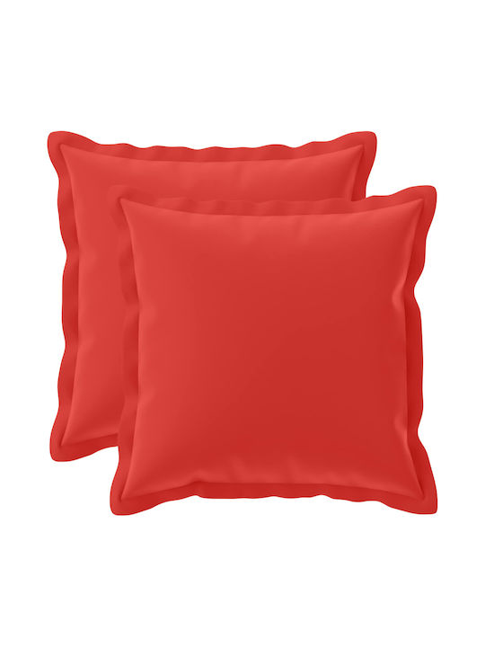 vidaXL Калъф За Възглавница Houten Червен 35x35см