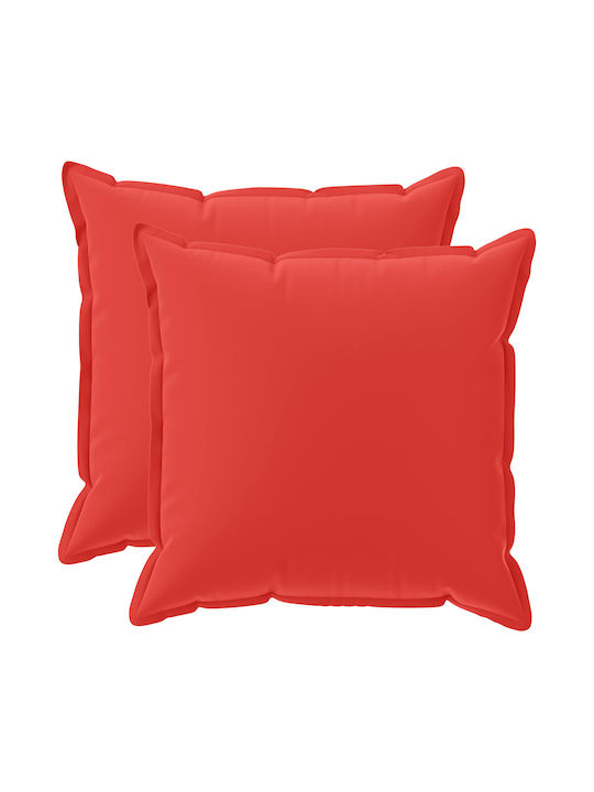 vidaXL Dekorativer Kissenbezug Houten Rote 55x55cm