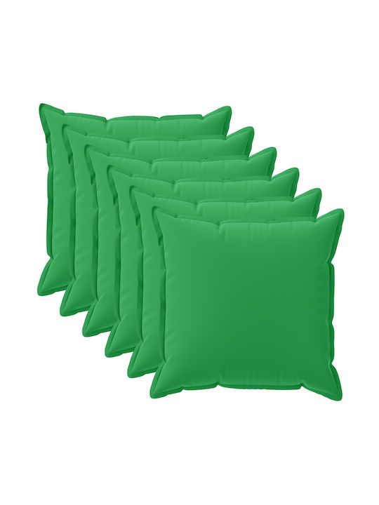 vidaXL Decorative Pillow Case Houten Green 35x35cm