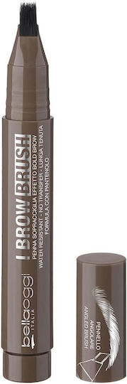Bellaoggi I Brow Waterproof Eyebrow Pen for Eyebrows 004 Black Brown 4ml