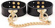 SMD Gedrehte Metall BDSM Supreme Handfesseln Schwarz Gold