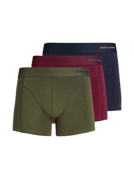 Trunks Boxeri pentru bărbați Windsor Wine Sky Captain - Forest Ni 3Pack