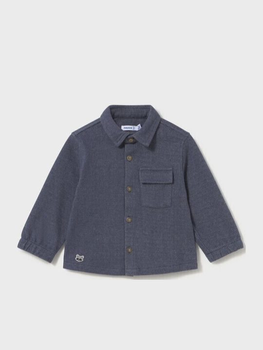 Mayoral Kids Long-sleeved Shirt Blue