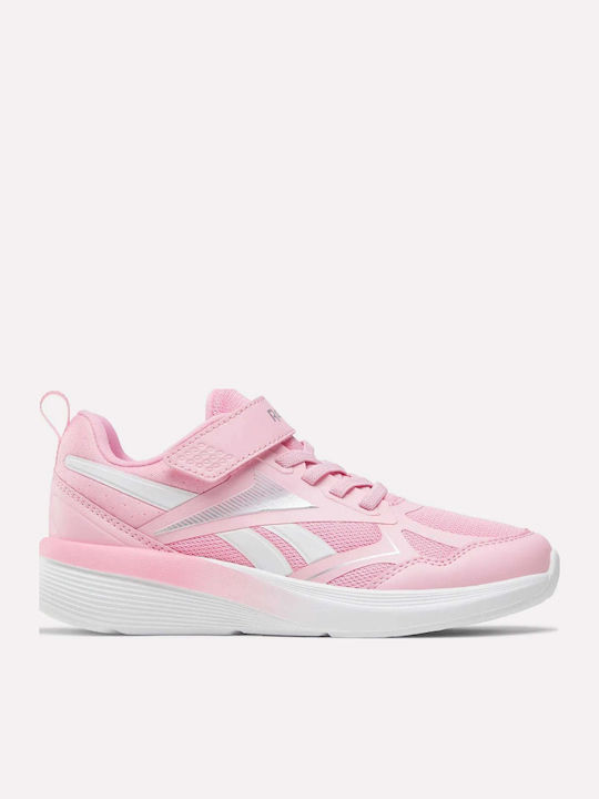 Runner Kids Sports Shoes Running with Hoop & Loop Closure Pink