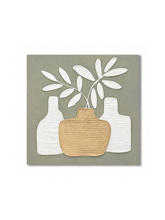 Canvas Painting Sage Still Life 40x40x2.5