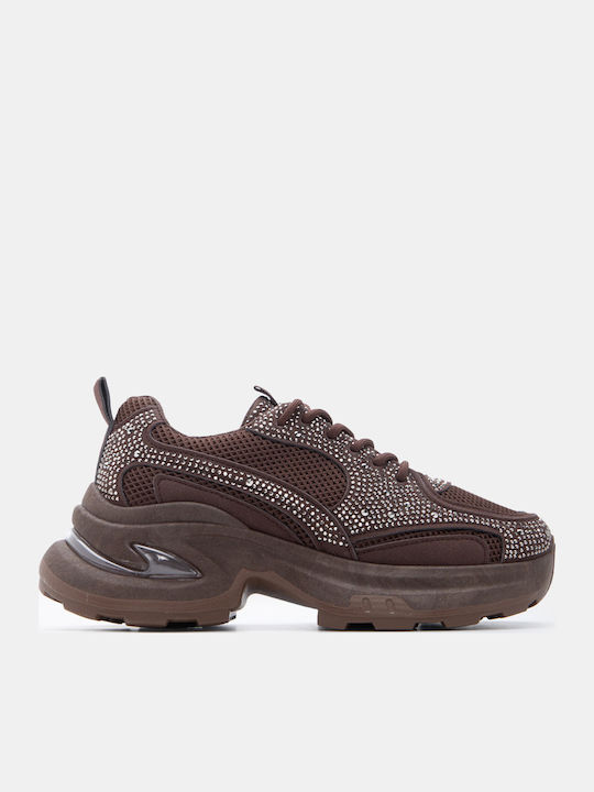 Luigi Adidași Chunky Pentru Femei Maro Închis