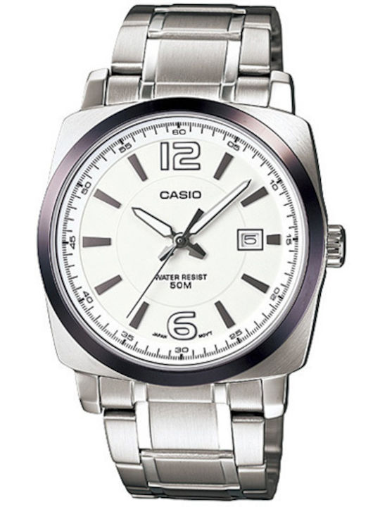Casio Ceas Bărbați Baterie Argintiu