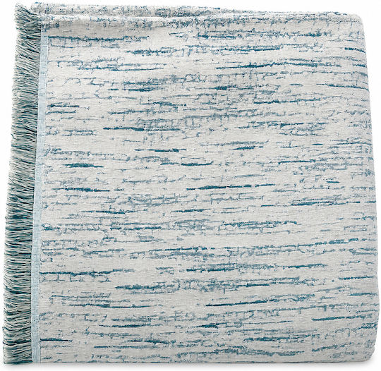 Xionoula Home Armchair Throw Jacquard 180x180cm Petrol