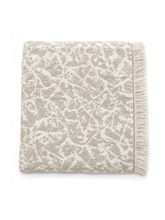 Xionoula Home Cuverturi Pentru Canapea 2 Locuri Jacquard 180x250cm Gri Deschis