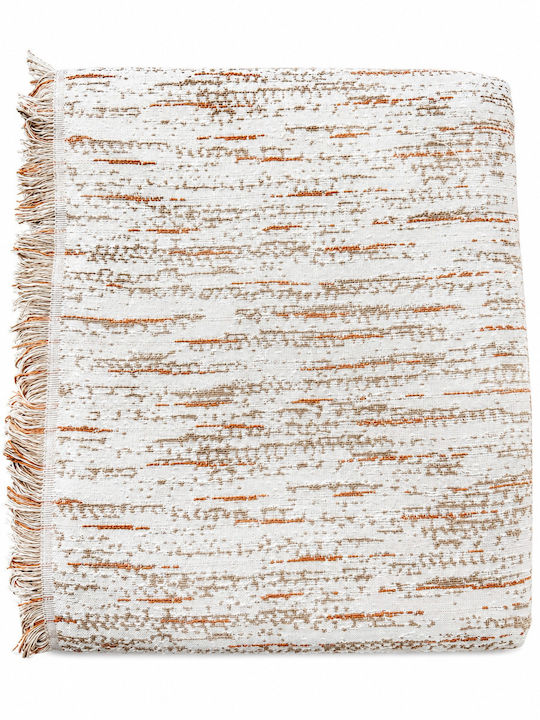 Xionoula Home Cuverturi Pentru Canapea De Fotoliu Jacquard 180x180cm Portocalii