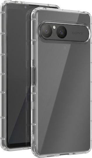 Avizar Shockproof Silicone Case Sony Xperia 10 Vii Reinforced Corners Transparent