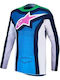 Motocross Reittrikot Alpinestars Techstar Maven Weiß Bl Gn