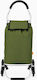 Stoff Einkaufswagen Klappbar Grüner 33x55x24cm
