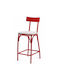 Hocker Bar Metallisch Rot