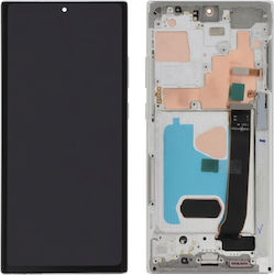 Clappio Kompletter OLED Bildschirm mit Rahmen für Galaxy Note 20 Ultra Weiß Clappio Kompletter OLED Bildschirm mit Rahmen für Galaxy Note 20 Ultra Weiß
