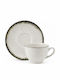 Kutahya Porselen Set Tassen Cappuccino Aus Porzellan Braun 12Stücke
