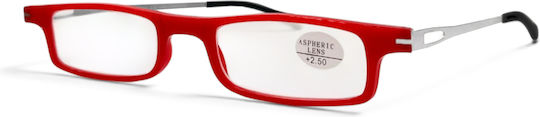 Optosquad Reading Glasses +2.25 Pocket In Red Colour D-1977-4