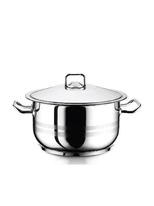 Hascevher Oală Adâncă Din Oțel Inoxidabil 6lt / 24cm