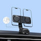 Acefast Car Holder Smartphone Double Magnetic Plate 360° Swivel Black