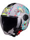 Pilot Fly SV Future express Grey Mat Каска за мотор Джет ECE 22.06 с Sunvisor