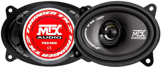 MTX Autolautsprecher Koaxial 4x6" mit 45W RMS 2 Weg Stück TX246C
