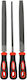 Set 3 Fișiere de Metal 8" Verke V05098
