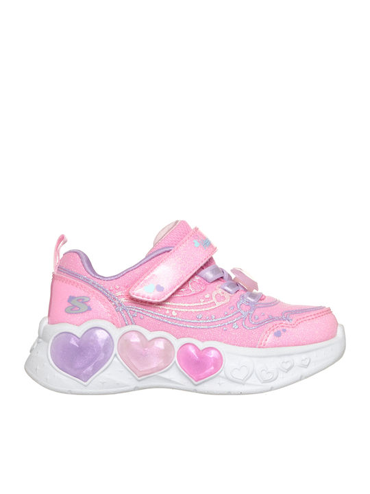 Skechers Heart Lights Adidasi copii cu luminite...