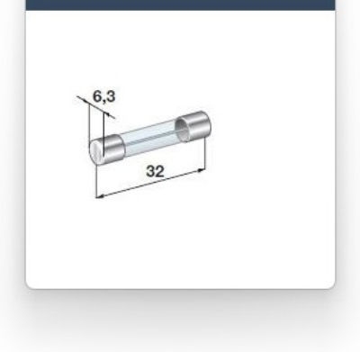 Glass Fuse 10a-32mm Long Mta 1pc 0433500