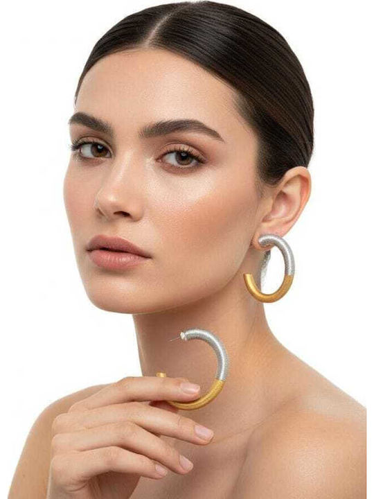 Liva Fashion Gold Plated Hoop Earrings Liva Fashion Gold Plated Hoop Earrings