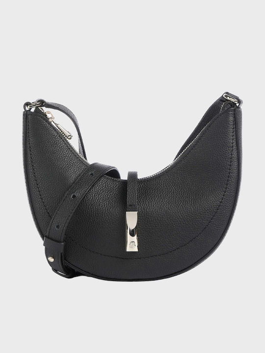 Reah Leather Women's Crossbody Bag Black