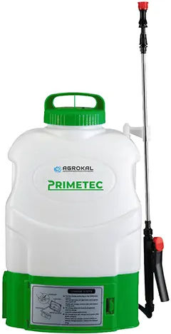 Agrokal Primetec Пръскачка 12V На батерия с Капацитет 16lt