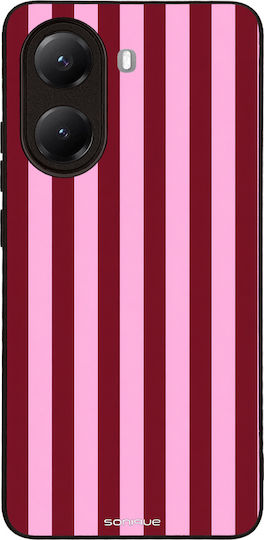 Калъф Sonique Stripe Stories Series Xiaomi Poco X7 Pro 5g Раи Розов – Червен