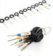 Set extractor de pini pentru conectori electrici Tagred 11 piese Ta1106