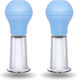 Delicate Nipple & Clitoris Pump Set Transparent Blue