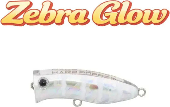 HanFishing Harp Τεχνητό Δόλωμα Popper Φωσφοριζέ No14 4εκ./4gr Γαλάζιο