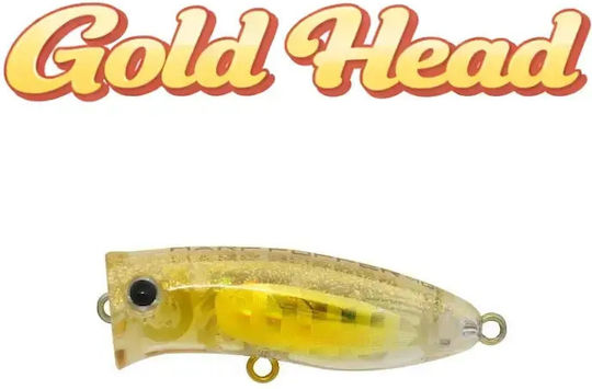 HanFishing Harp Τεχνητό Δόλωμα Popper No14 4εκ./4gr Χρυσό