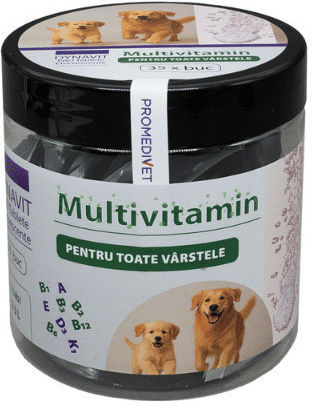 Promedivet Dyna-Vit Pro Multivitamine Hund in Tabletten 75 Tabs zur Stärkung des Immunsystems