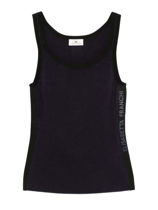 Damen Bluse Ärmellose Blaue