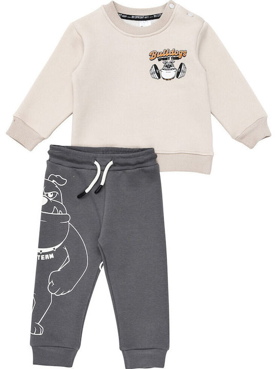 Sprint Kinder Sweatpants Set Ecru 2 Stück