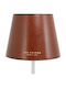 Zafferano Leather Brown Lampshade Poldina Ld035300 12.8x9.6 Cm