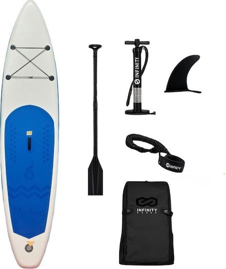 Dream House Aufblasbare SUP Board mit Länge 3.5m Hellblau