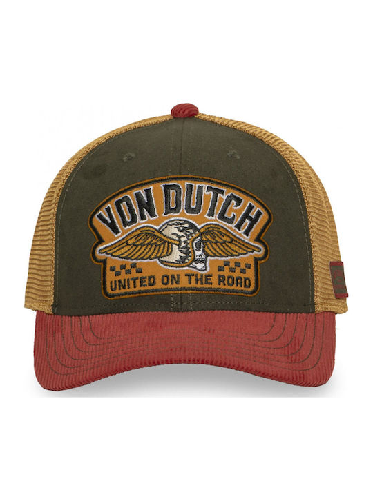 Von Dutch Unisex Șapcă Trucker Portocaliu Ulei Vd 1 Cs Sem 19-Olive Orange