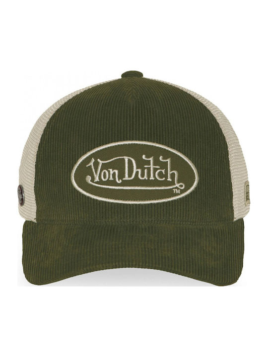 Von Dutch Unisex Șapcă Trucker Verde Vd 1 Cb Lof B47-olive