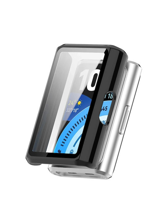 Bizonmobile Adamo Husă de protecție cu protecție de ecran compatibilă cu Huawei Band 11 Pro Neagră